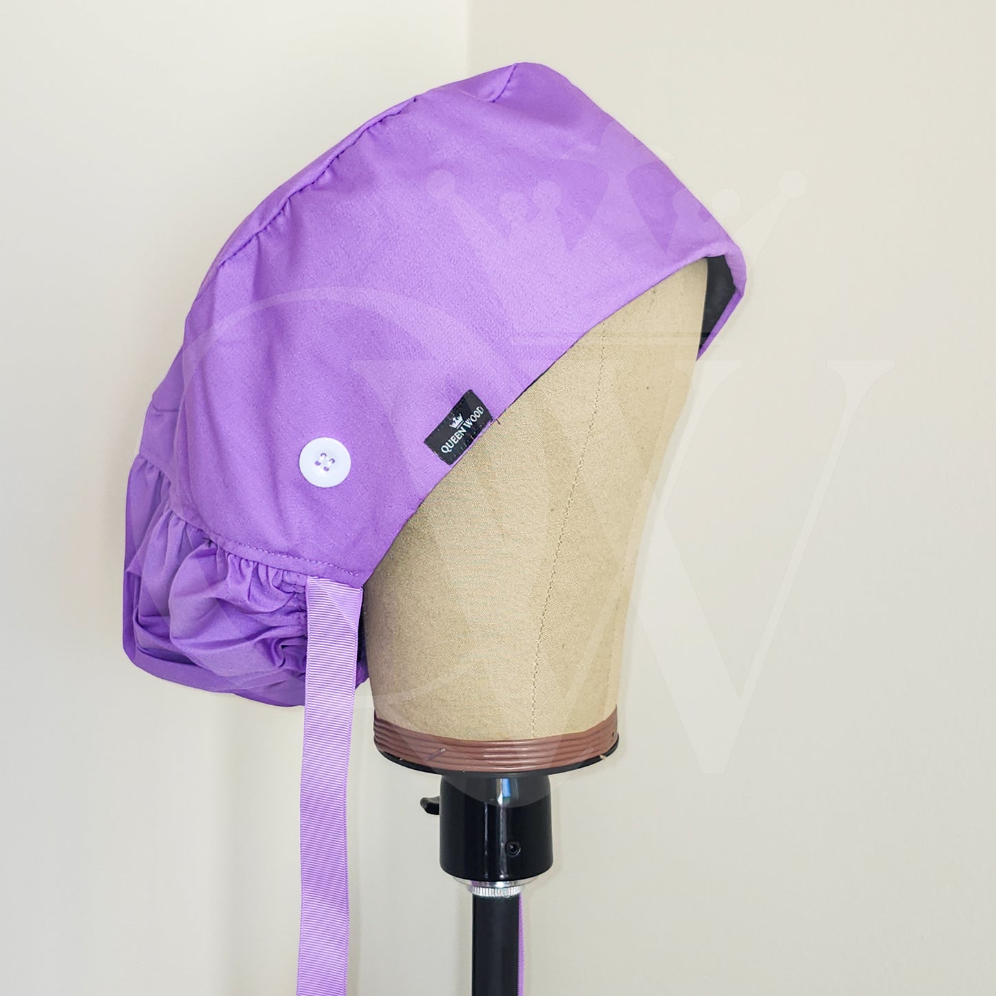 "Love Never Fails" Silk Lining Bonnet Scrub Hats