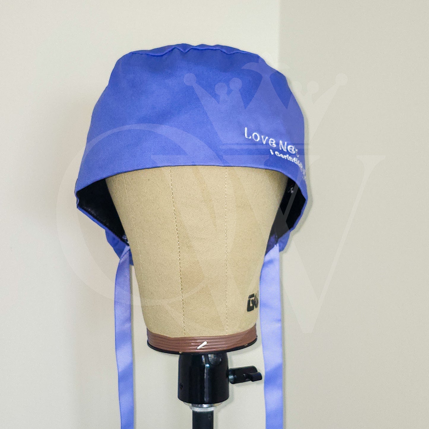 "Love Never Fails" Silk Lining Bonnet Scrub Hats